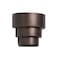 Luxury Lighting Fasciato 10in. High Ceramic Outdoor Wall Light, Antique Bronze Finish 124-00 ABr u/d-7 - alternate 3